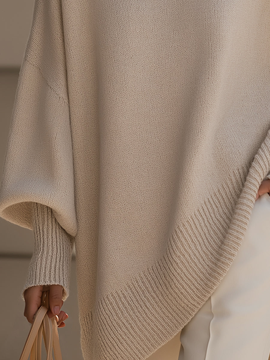 Serena™ | Elegant Sweater with Asymmetrical Hem
