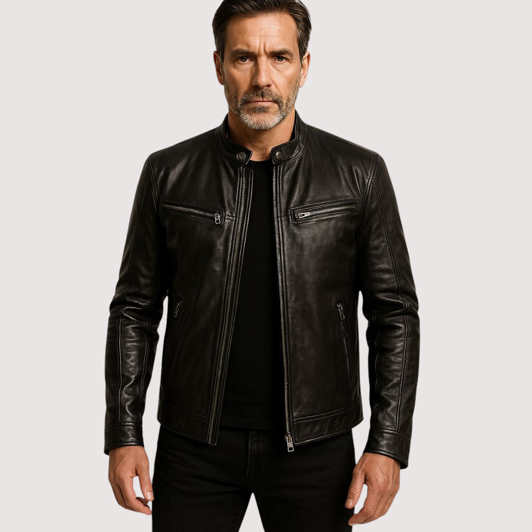 Tailored Genuine Leather Jacket