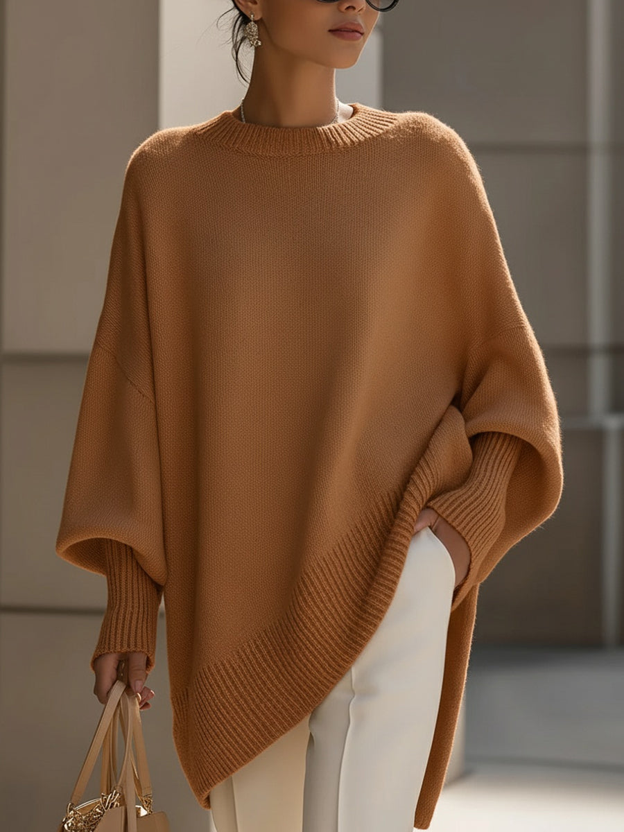 Serena™ | Elegant Sweater with Asymmetrical Hem