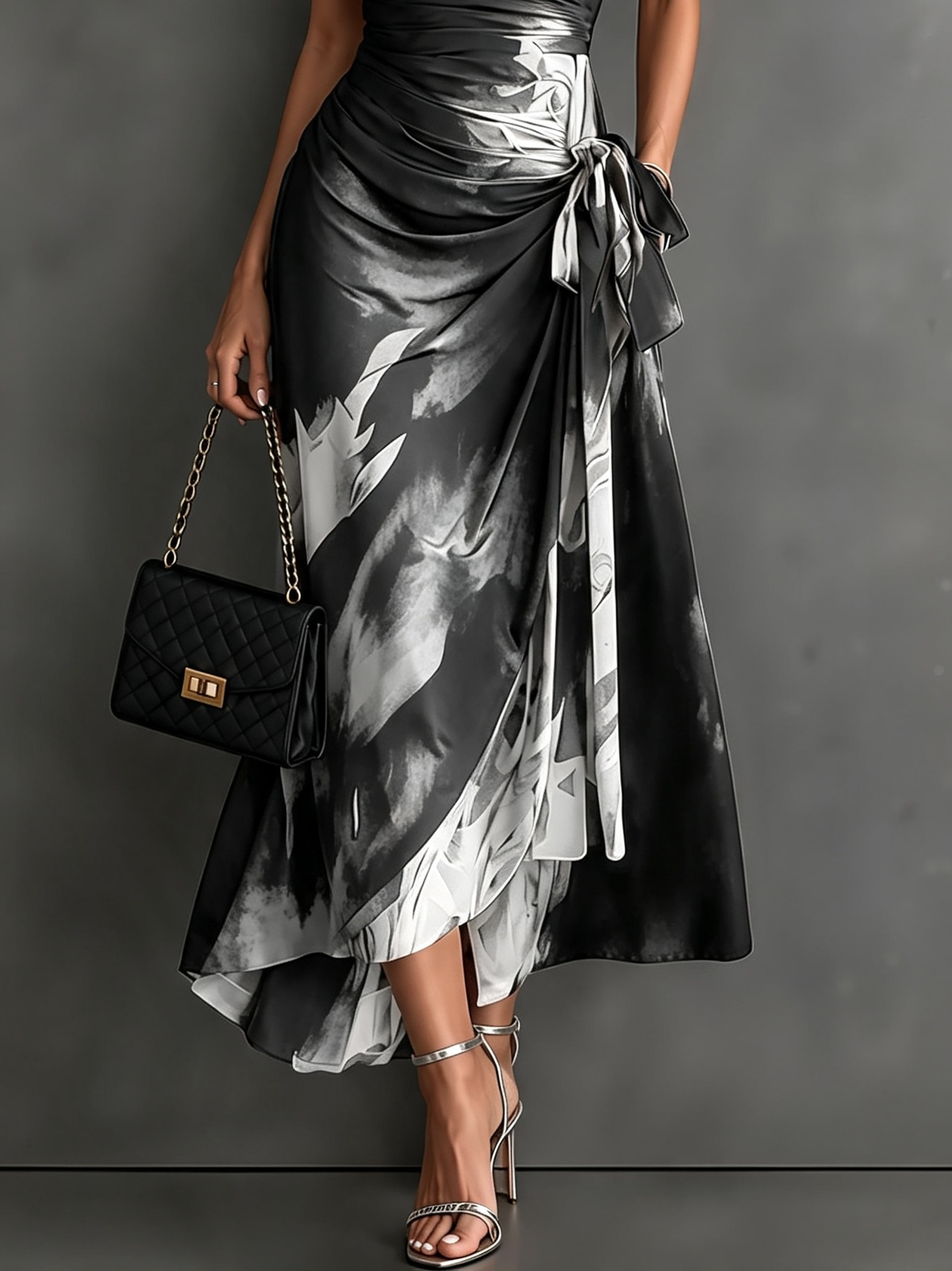 Kaia - Soft-Touch Wrap Shirt Dress