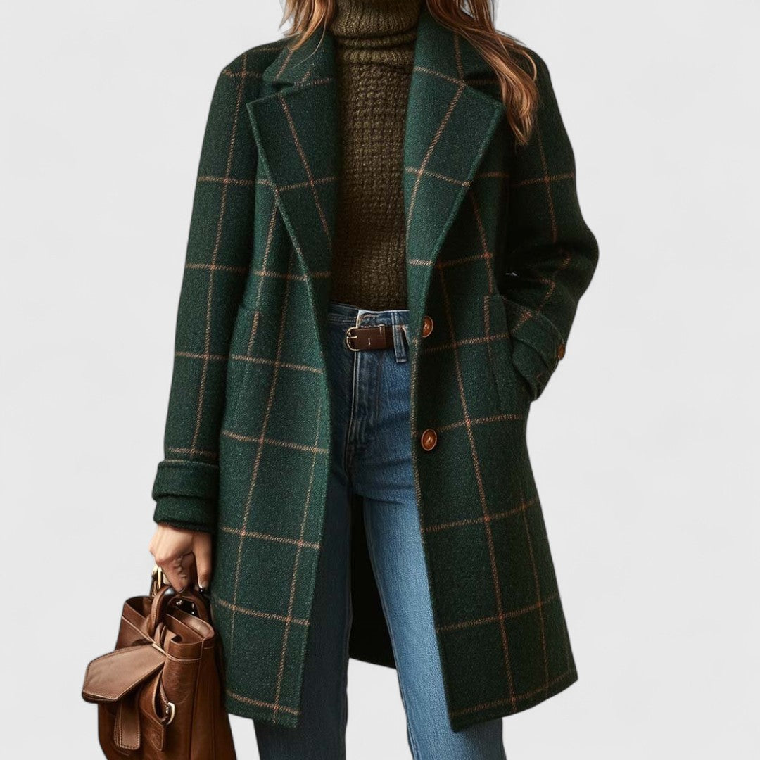 Fiona – Classic Check Coat