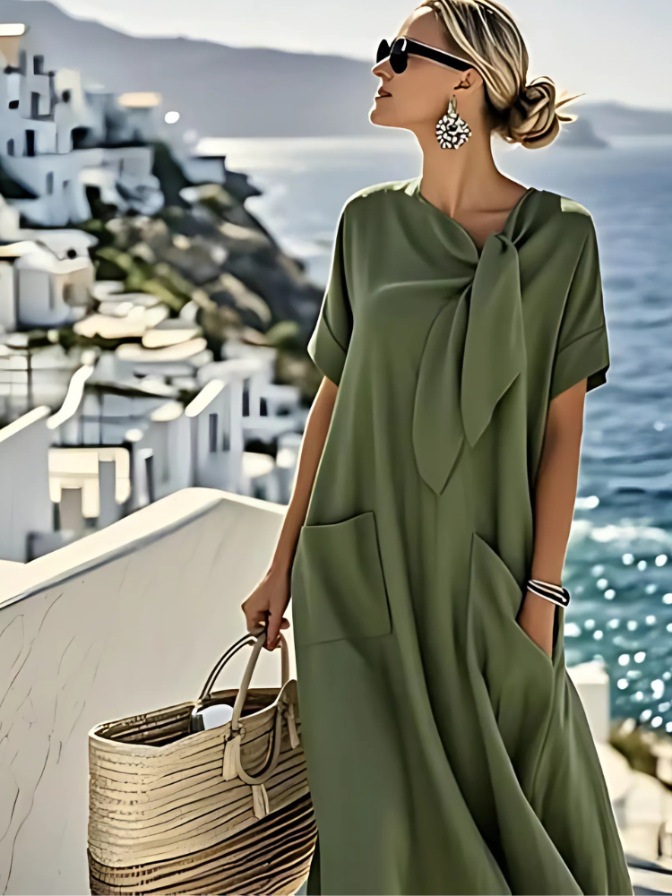 Ella | Elegant Dress with Beach Pockets