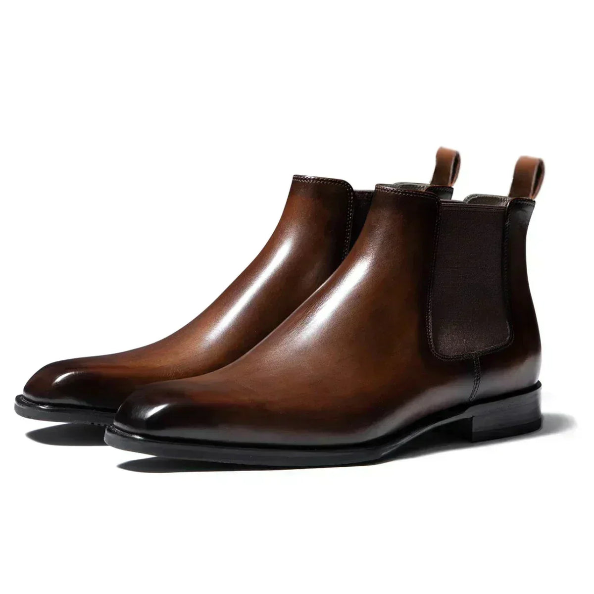 Refined Smooth Leather Boots