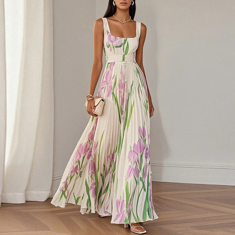 Claudia™ | Floral Maxi A-Line Dress
