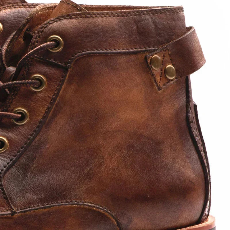 Smooth Leather Street Boots