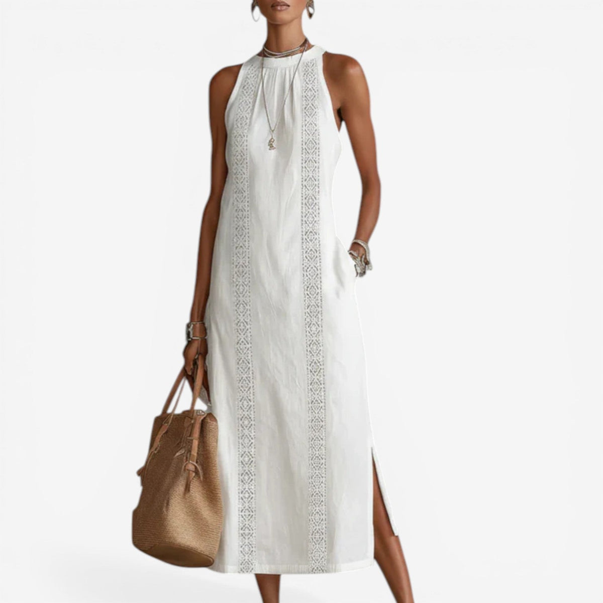 Althea™ Minimalist Midi Dress