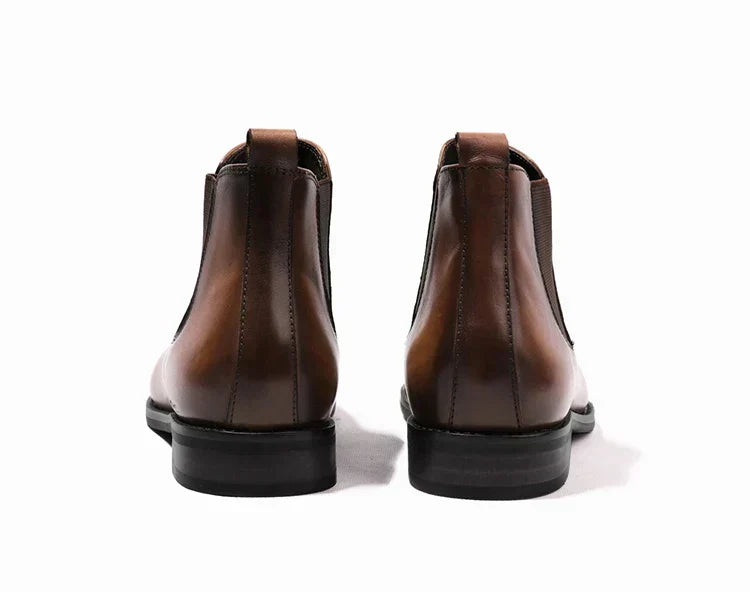 Refined Smooth Leather Boots